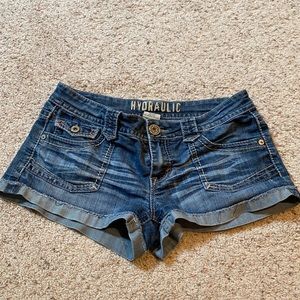 Hydraulic Jean Shorts